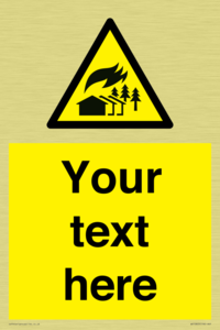 Custom Warning: Large scale fire zone